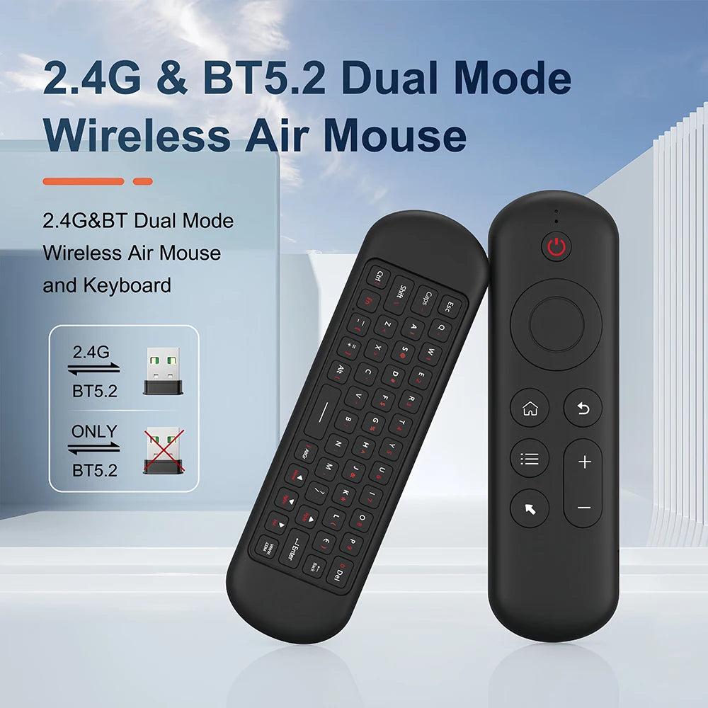 KEBIDUMEI Air Mouse Remote Control 2.4G Wireless Mouse Bluetooth Keyboard and Mouse Rechargeable Mini Keyboard for TV BOX Laptop