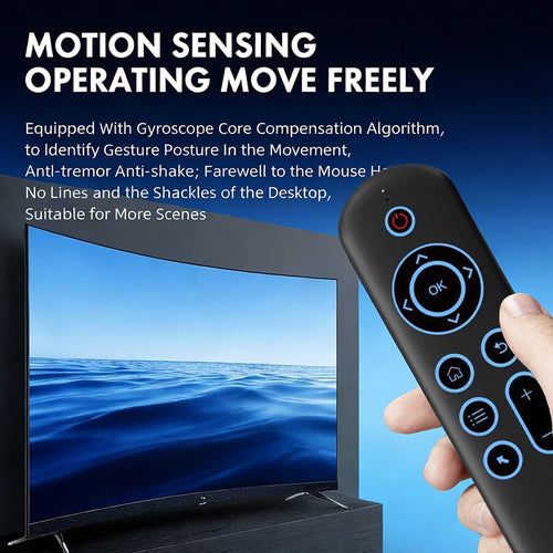 KEBIDUMEI Air Mouse Remote Control 2.4G Wireless Mouse Bluetooth Keyboard and Mouse Rechargeable Mini Keyboard for TV BOX Laptop
