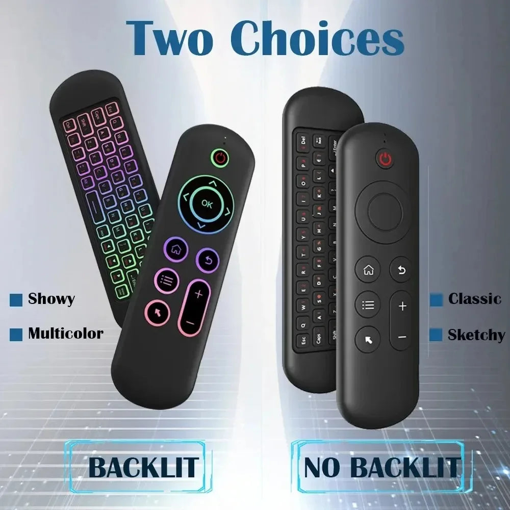 KEBIDUMEI Air Mouse Remote Control 2.4G Wireless Mouse Bluetooth Keyboard and Mouse Rechargeable Mini Keyboard for TV BOX Laptop