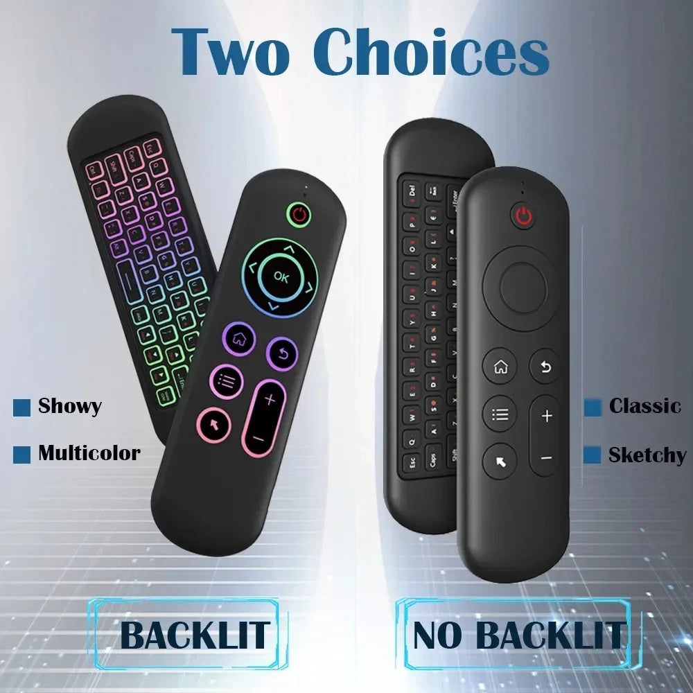 KEBIDUMEI Air Mouse Remote Control 2.4G Wireless Mouse Bluetooth Keyboard and Mouse Rechargeable Mini Keyboard for TV BOX Laptop