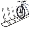 5 Bike Rack Bike Stand with No Hit on Disc Brake and Derailleur Waterproof Bike Floor Stand for Road Bike Kids Bike MTB Bicycle Rack for Garage Indoor Outdoor (5 Bike Rack)